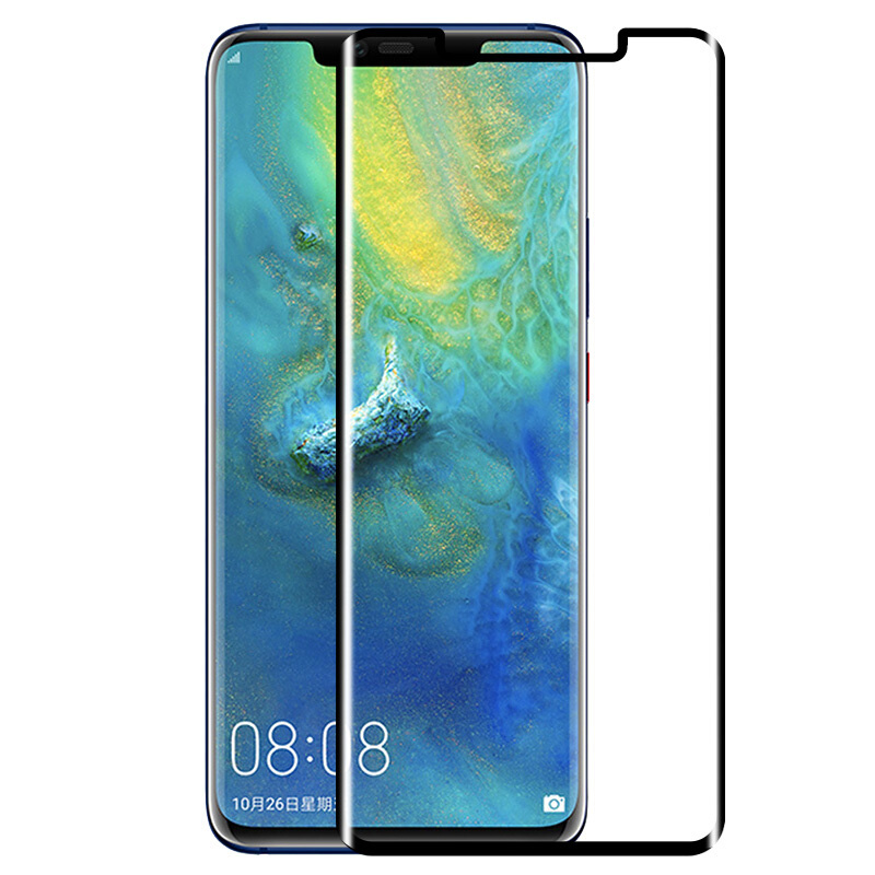 Displayschutzglas Panzerglas für HUAWEI Mate 20 Pro-Schwarz